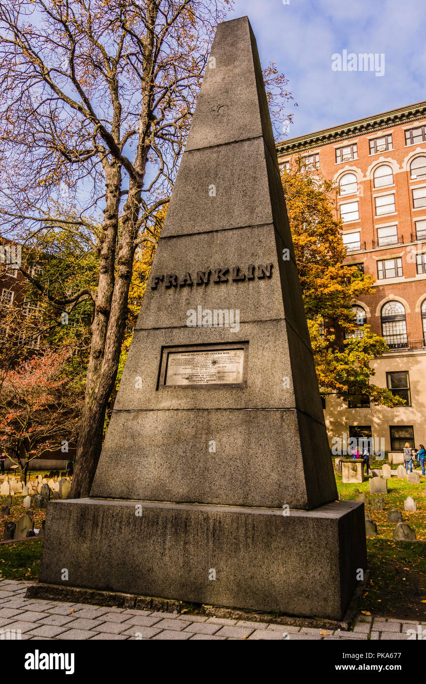 Il granaio di terra di seppellimento   Boston, Massachusetts, STATI UNITI D'AMERICA Foto Stock