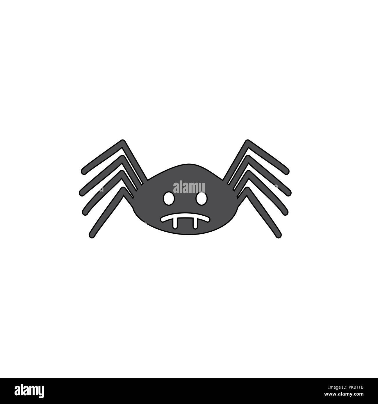 Vacanza Halloween icona icona Spider Foto Stock