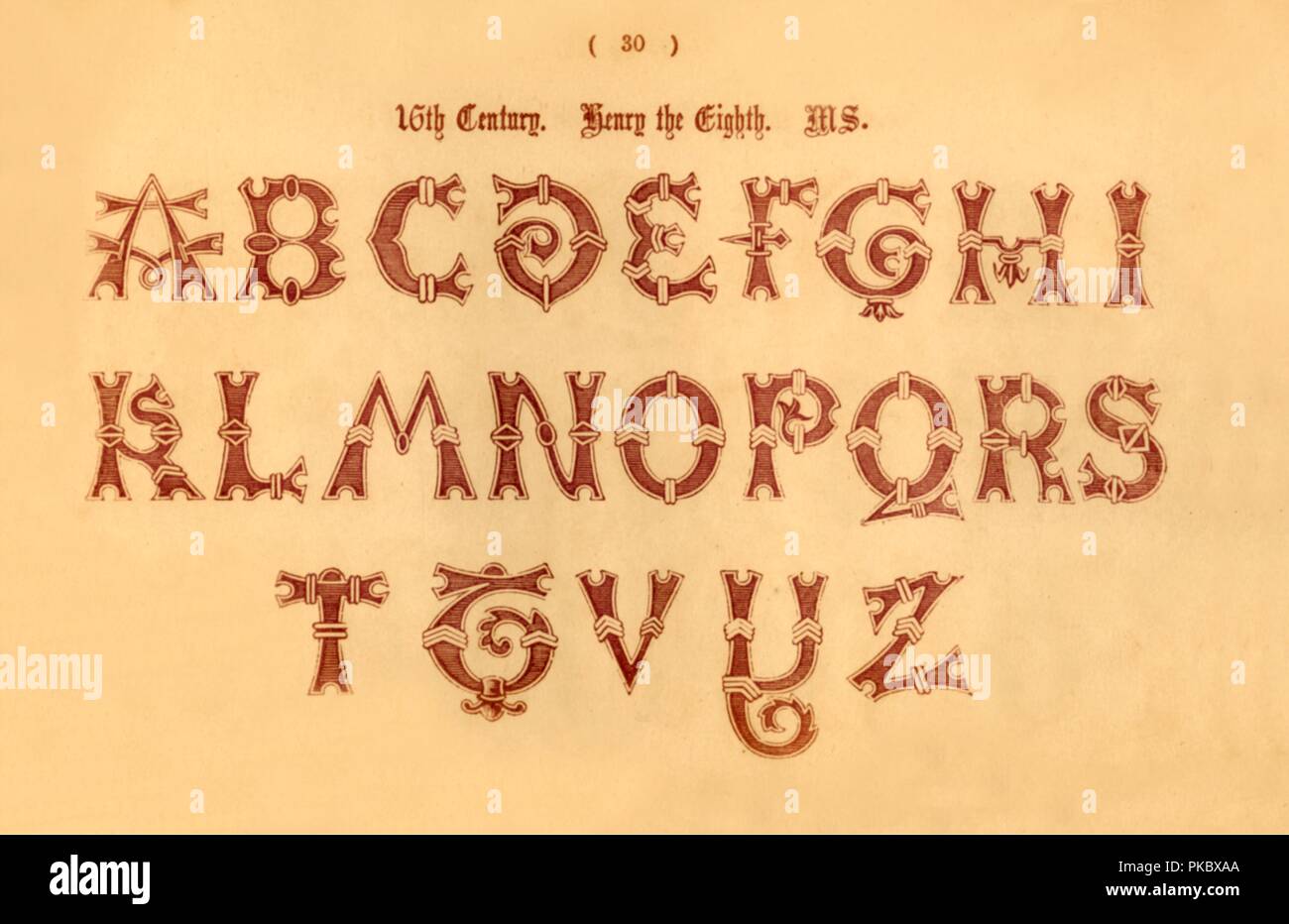 "Xvi secolo. Enrico VIII. MS.', 1862. Artista: sconosciuto. Foto Stock