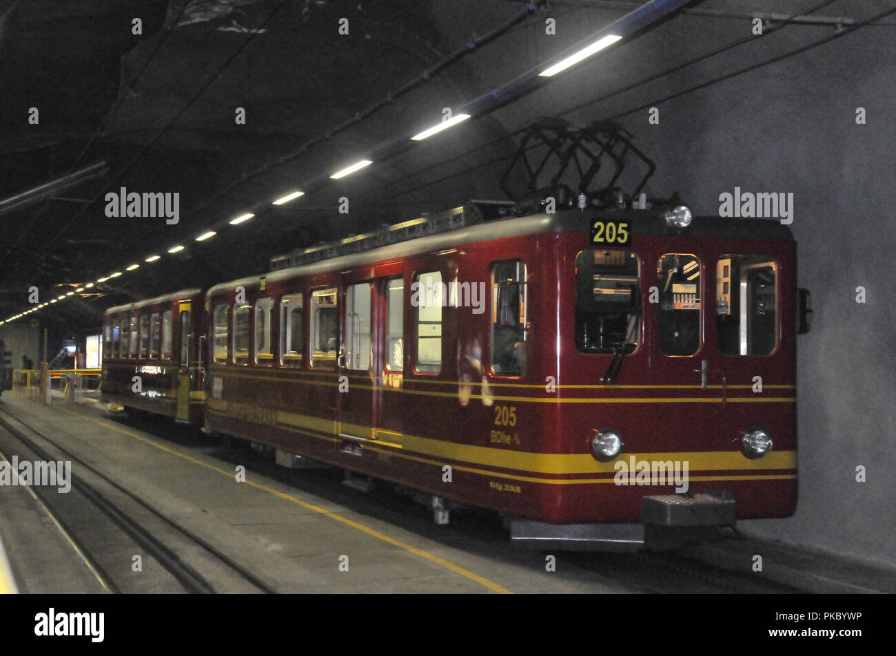 In tutta la Svizzera - Stazione della Jungfrau Foto Stock