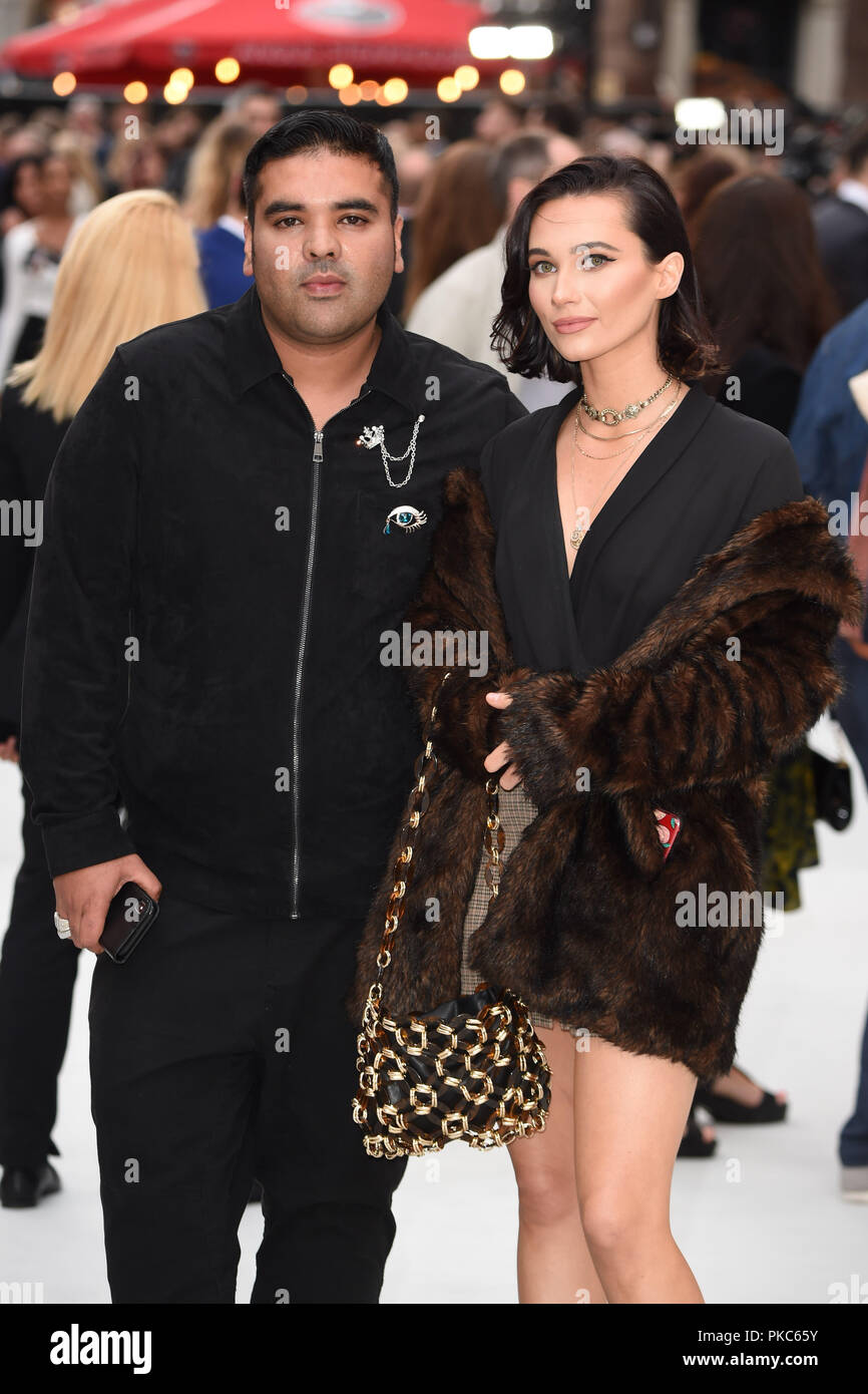 Londra, Regno Unito. 12 settembre 2018: Naughty Boy alla prima Mondiale di "Re di ladri" presso la Vue Cinema, Leicester Square, Londra. Immagine: Steve Vas/Featureflash Credito: Sarah Stewart/Alamy Live News Foto Stock