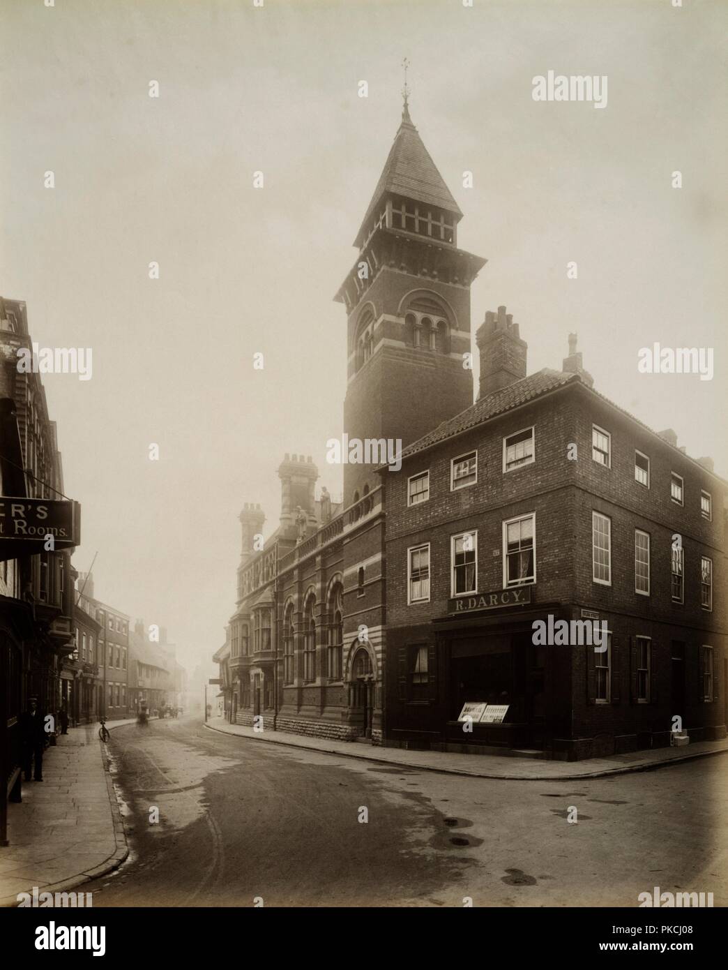 Nottingham, Nottinghamshire Bank, Newark, Nottinghamshire, 1897. Artista: Henry Bedford Lemere. Foto Stock