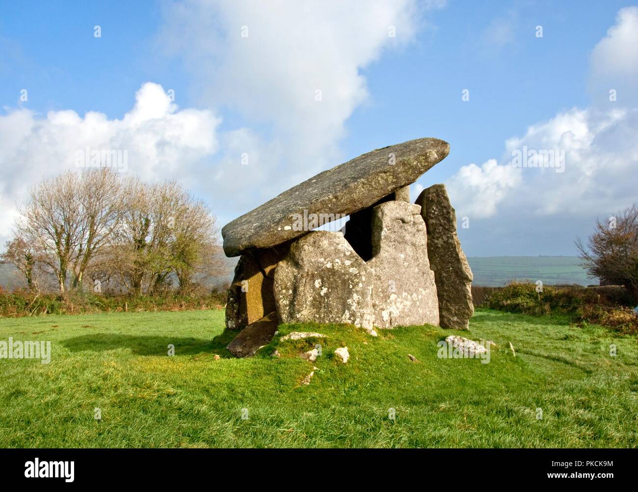 Quoit Trethevy, St Cleer, Cornwall, 2006. Artista: Storico Inghilterra fotografo personale. Foto Stock