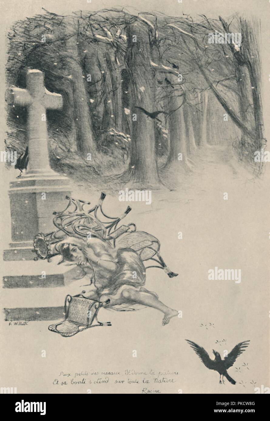 'La Cigale', 1919. Artista: Adolphe Willette. Foto Stock