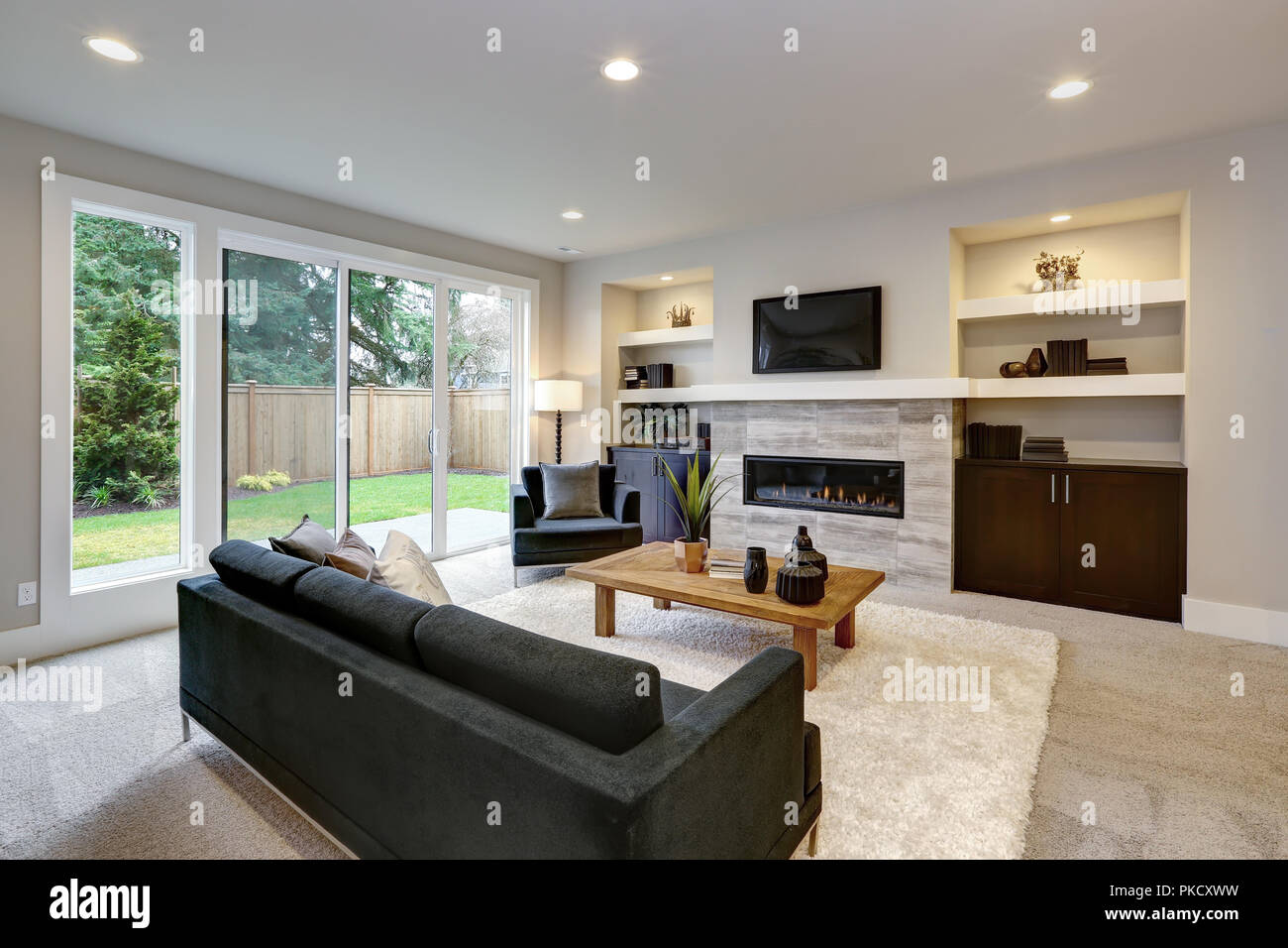 Lussuoso arredamento in Bellevue, WA Foto Stock