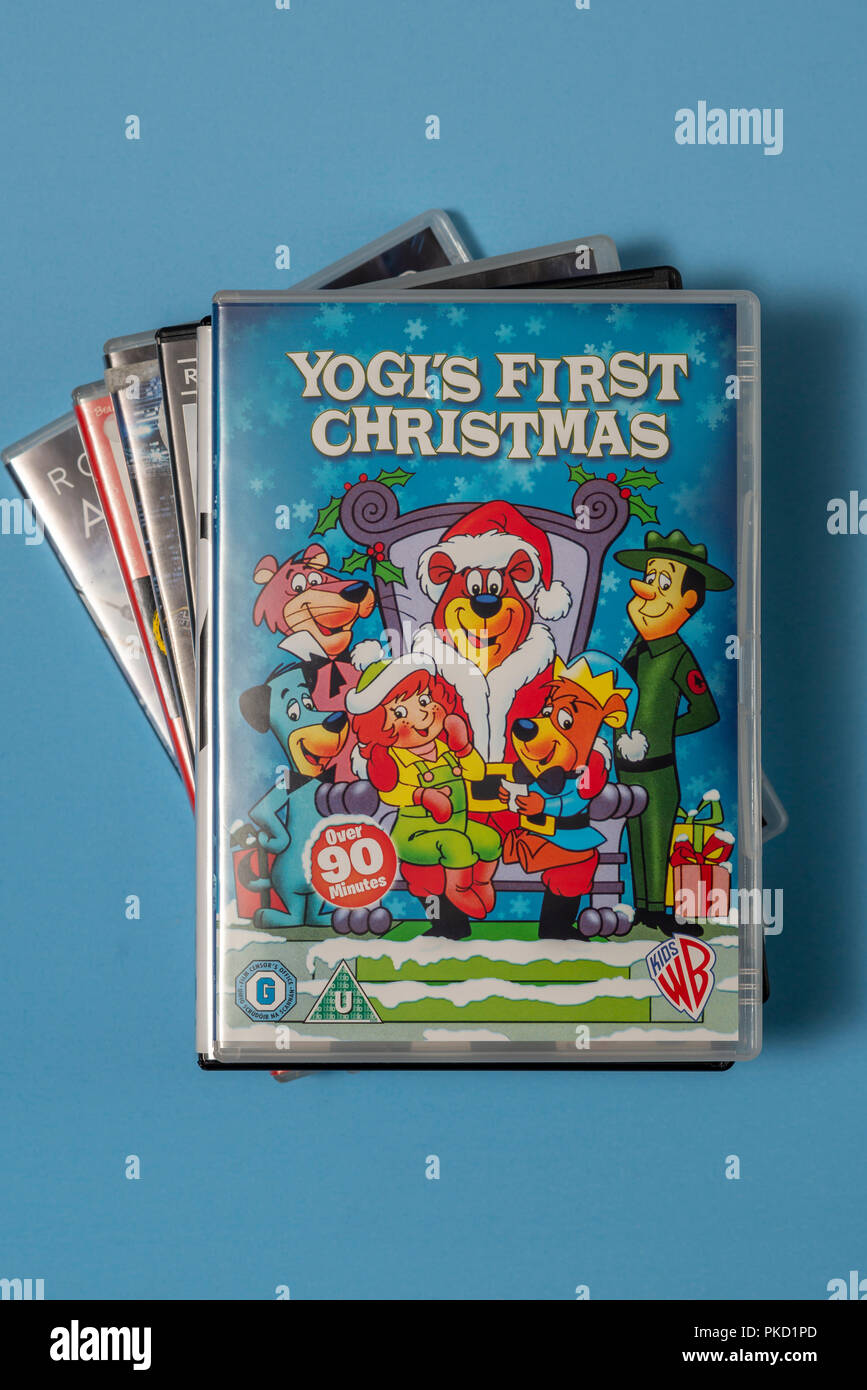 DVD del film "Yogi's prima di Natale in un caso con opere d'arte. Foto Stock