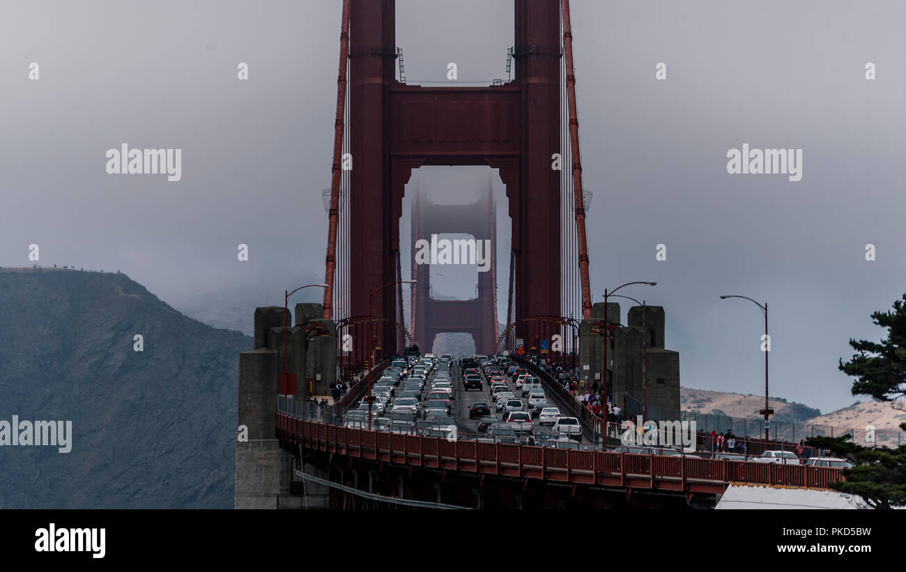 Golden Gate Bridge di San Francisco Foto Stock