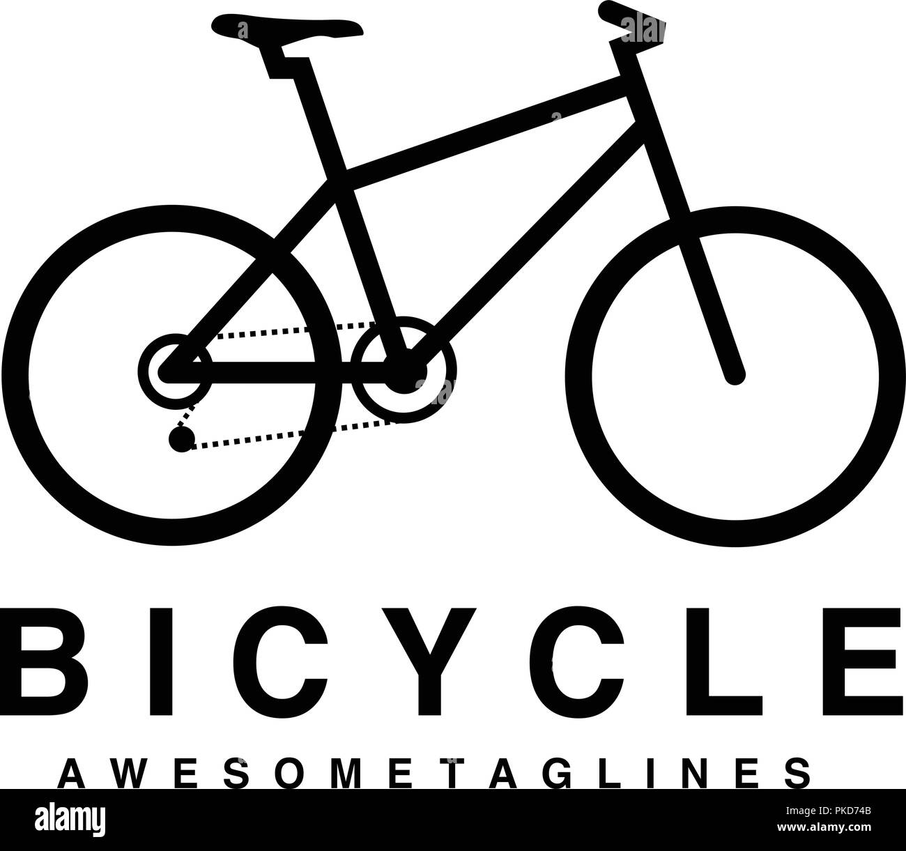 Mountain bike vettore logo, MTB logo, icona di bicicletta design isolato  piana. corsa di ciclismo sport. Bicicletta di montagna, viaggi noleggio  illustrazione vettoriale Immagine e Vettoriale - Alamy