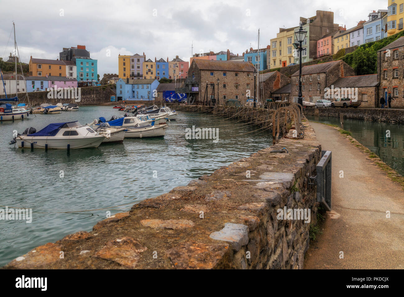 Tenby, Pembrokeshire, Wales, Regno Unito, Europa Foto Stock