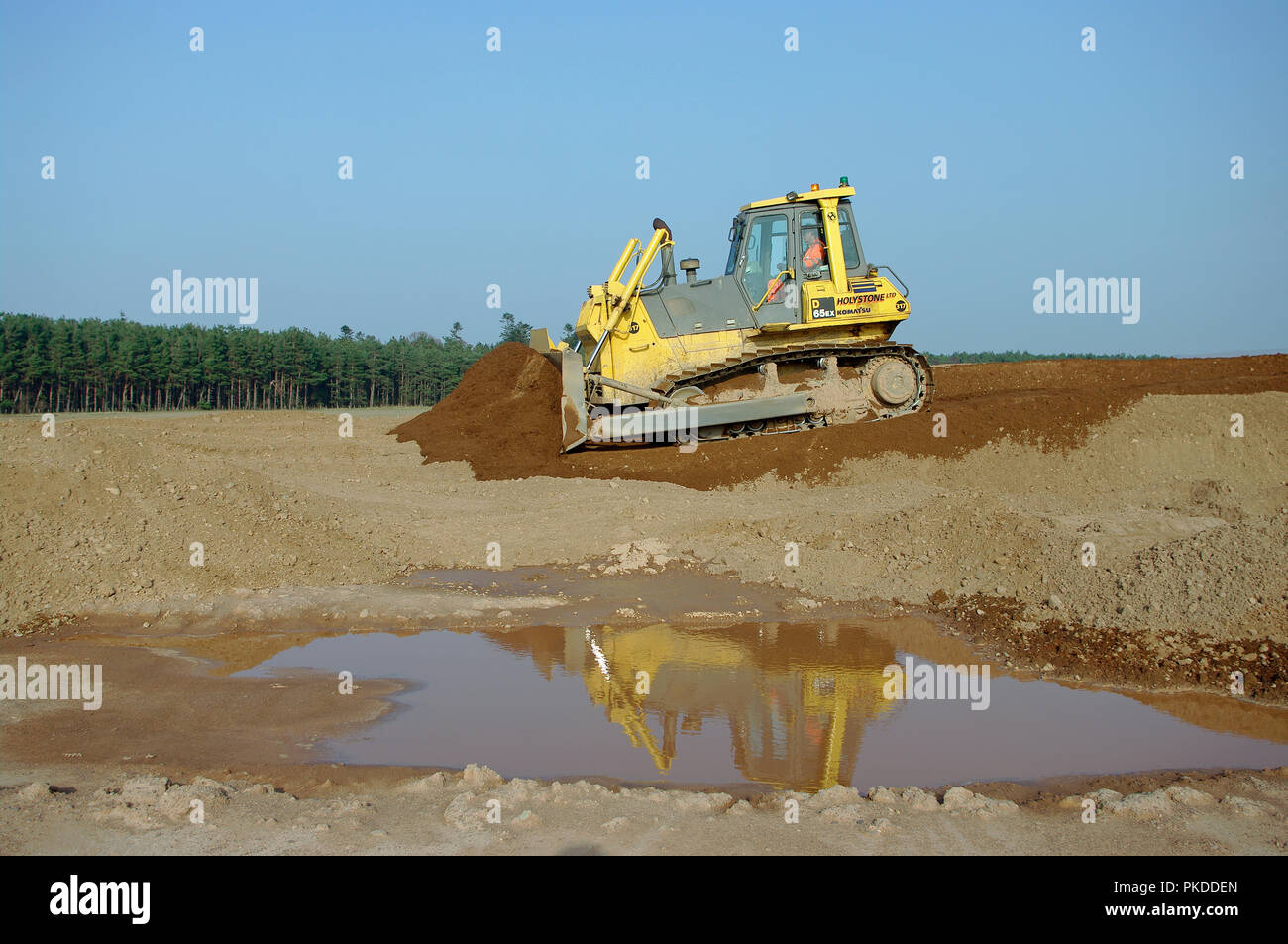 Komatsu D65EX lama apripista Foto Stock