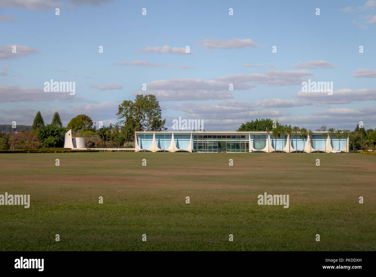 Alvorada Palace, residenza ufficiale del Presidente del Brasile - Brasilia, Distrito Federal, Brasile Foto Stock