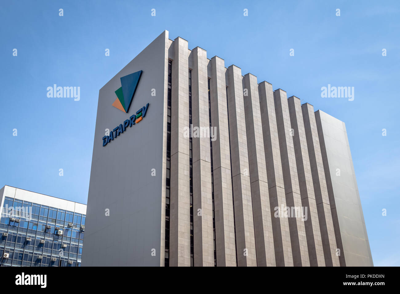 Dataprev i dati società di elaborazione di istituto di sicurezza sociale- INSS - Brasilia, Distrito Federal, Brasile Foto Stock
