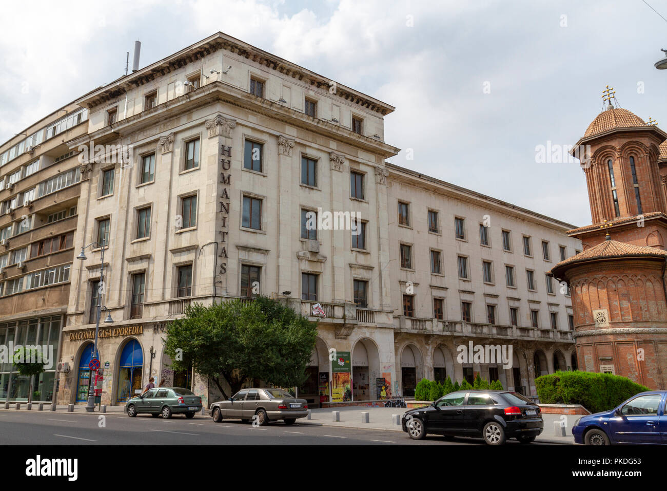 L'Humanitas bookstore (Bucarest) a Bucarest, in Romania. Foto Stock