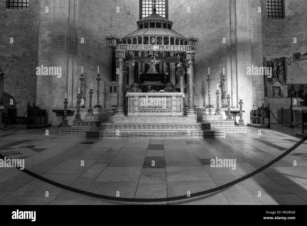 Antica Basilica di San Nicola di Bari Foto Stock