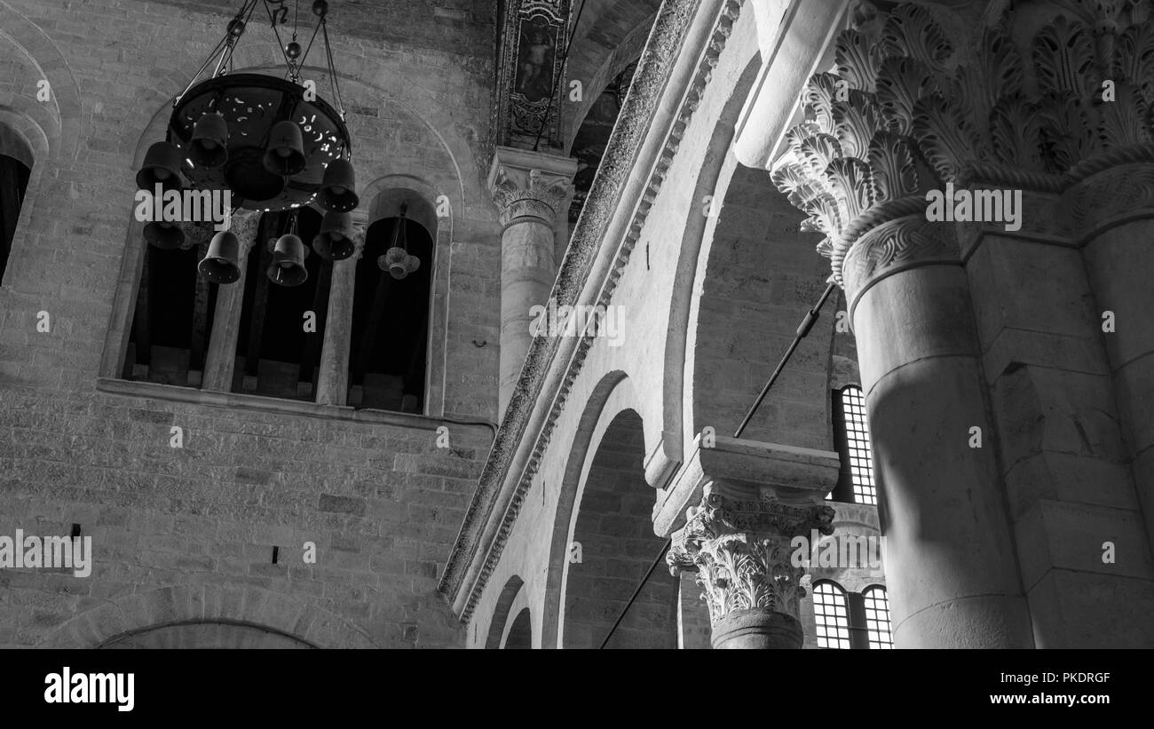 Antica Basilica di San Nicola di Bari Foto Stock