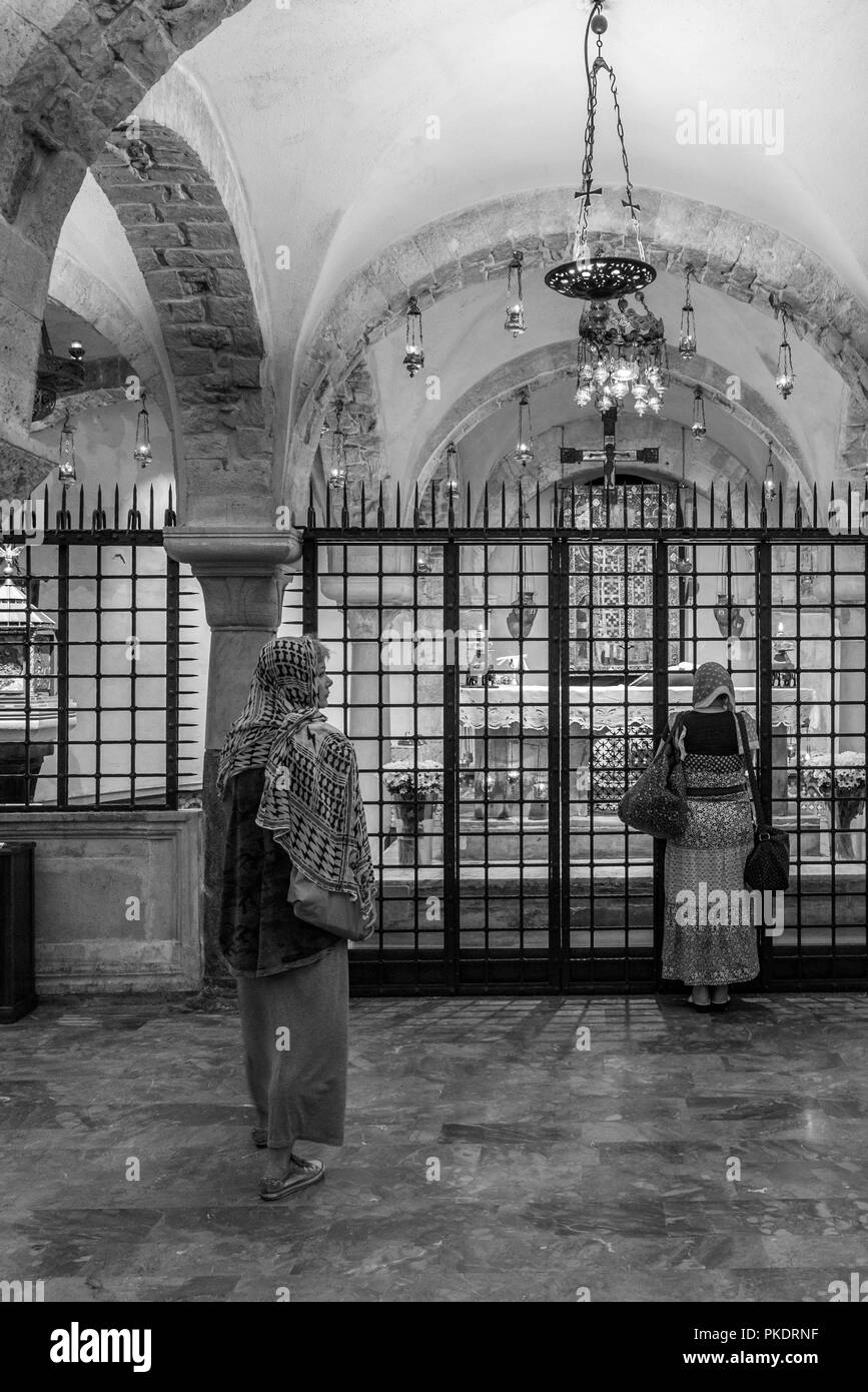 Antica Basilica di San Nicola di Bari Foto Stock