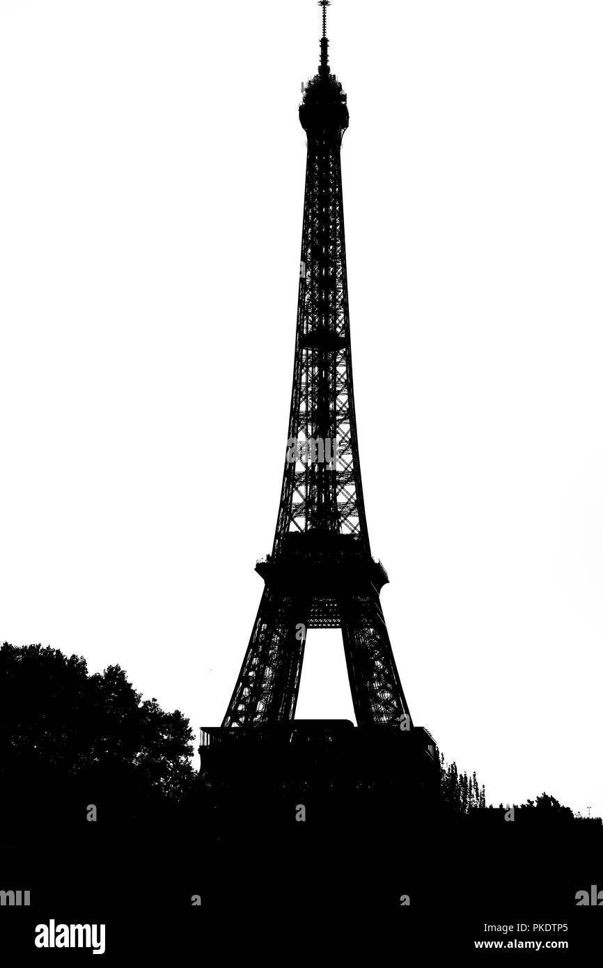 Tour Eiffel di Parigi . Francia Foto Stock