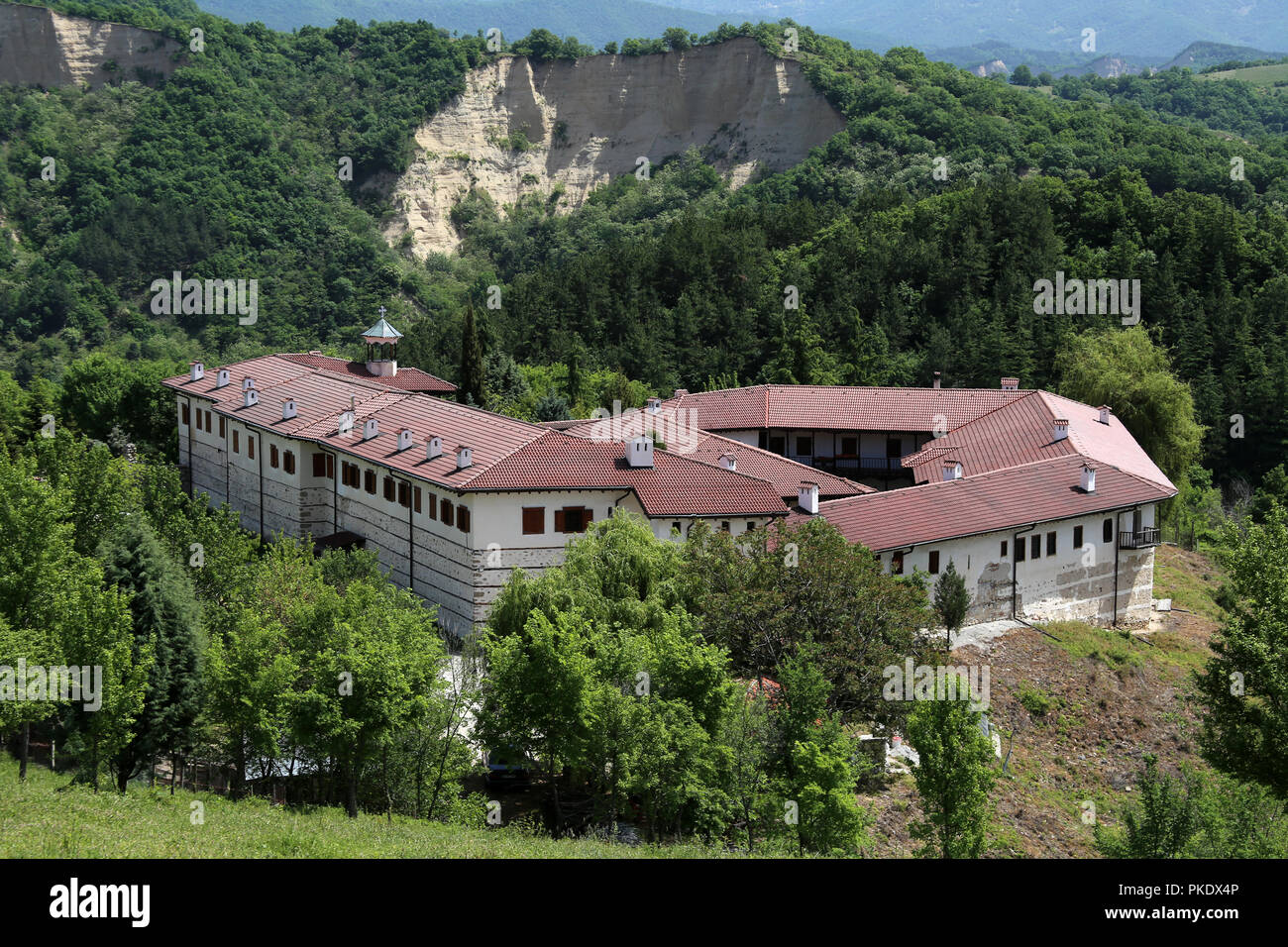 La Chiesa Ortodossa medievale monastero Rhozen in Bulgaria Foto Stock