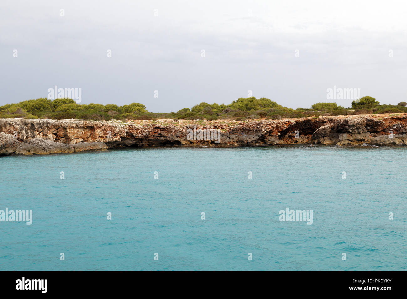 Cami de Cavalls, percorso trekking intorno a Minorca, Isole Baleari, Spagna Foto Stock