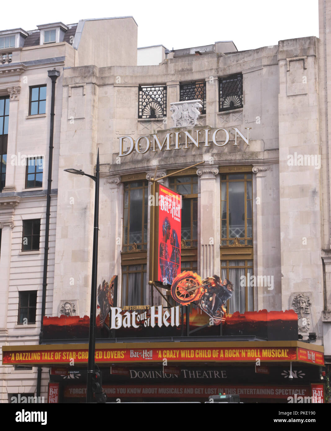 Bat fuori dall'Inferno mostra Dominion Theatre Londra Agosto 2018 Foto Stock