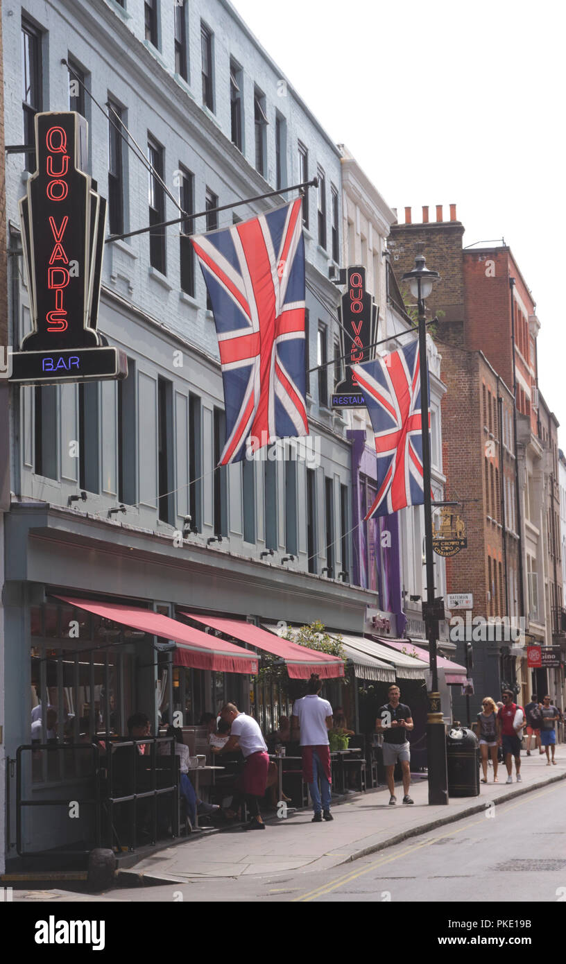 Quo Vadis ristorante Dean Street Soho Londra Foto Stock