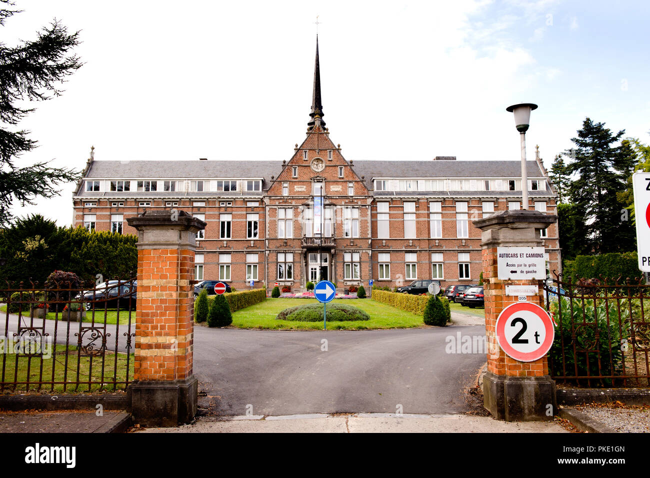 L Hopital Psychiatrique du Beau Vallon ospedale psichiatrico di Saint-Servais, Namur (Belgio, 12/09/2013) Foto Stock