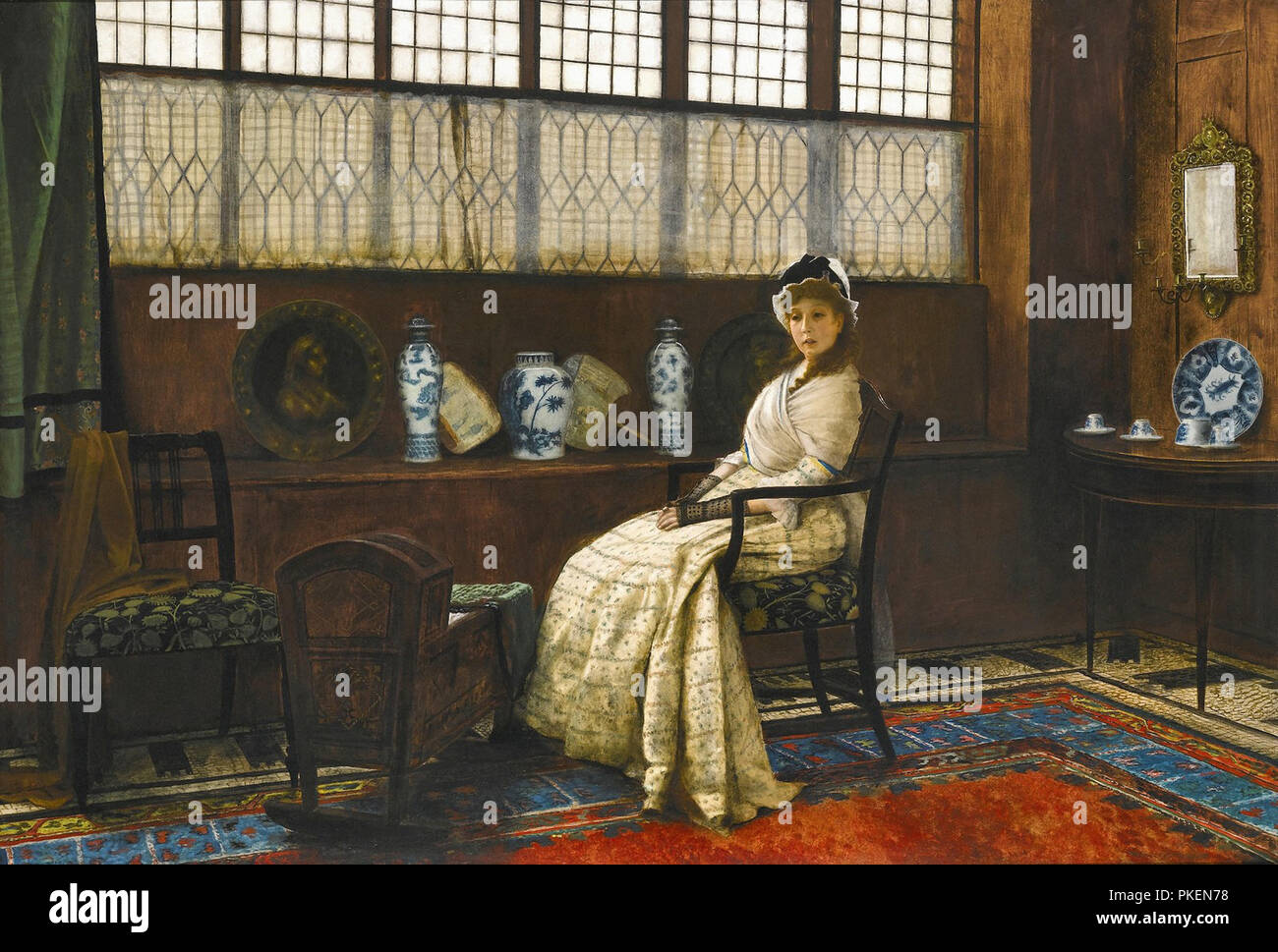 Grimshaw John Atkinson - Culla canzone Foto Stock