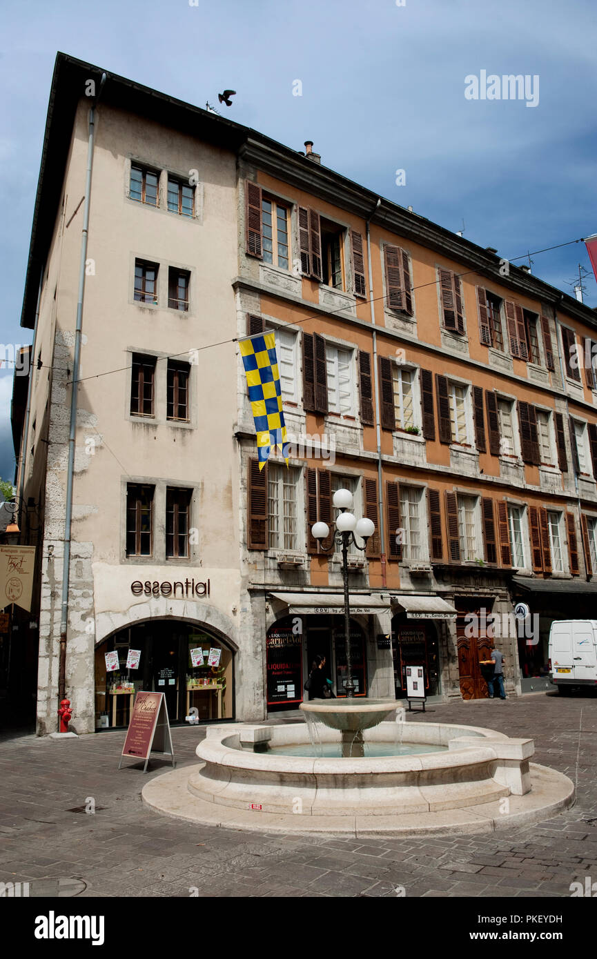 Impressioni di Chambéry, nel dipartimento della Savoia (Francia, 14/06/2010) Foto Stock