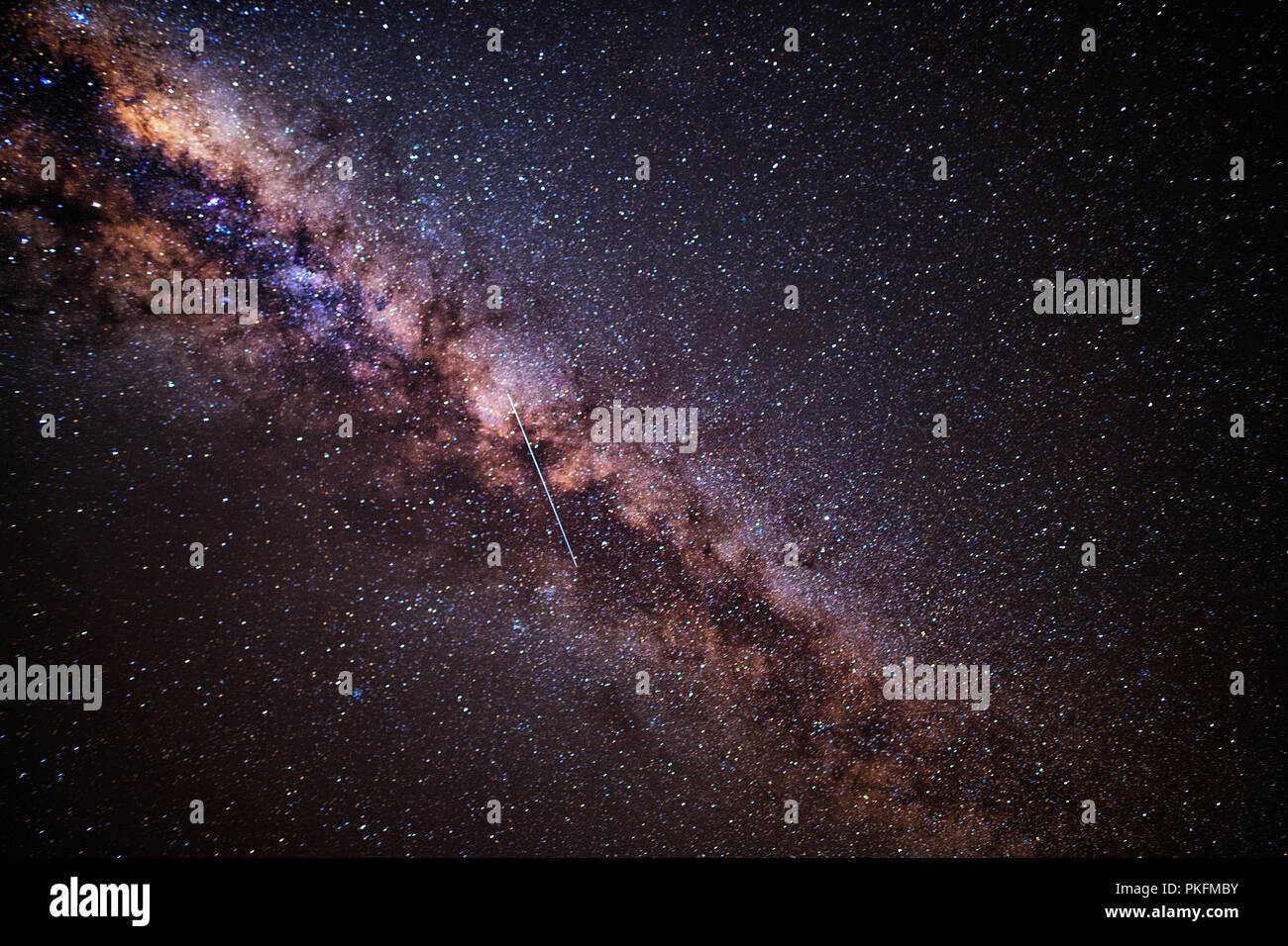 Il cielo stellato Foto Stock