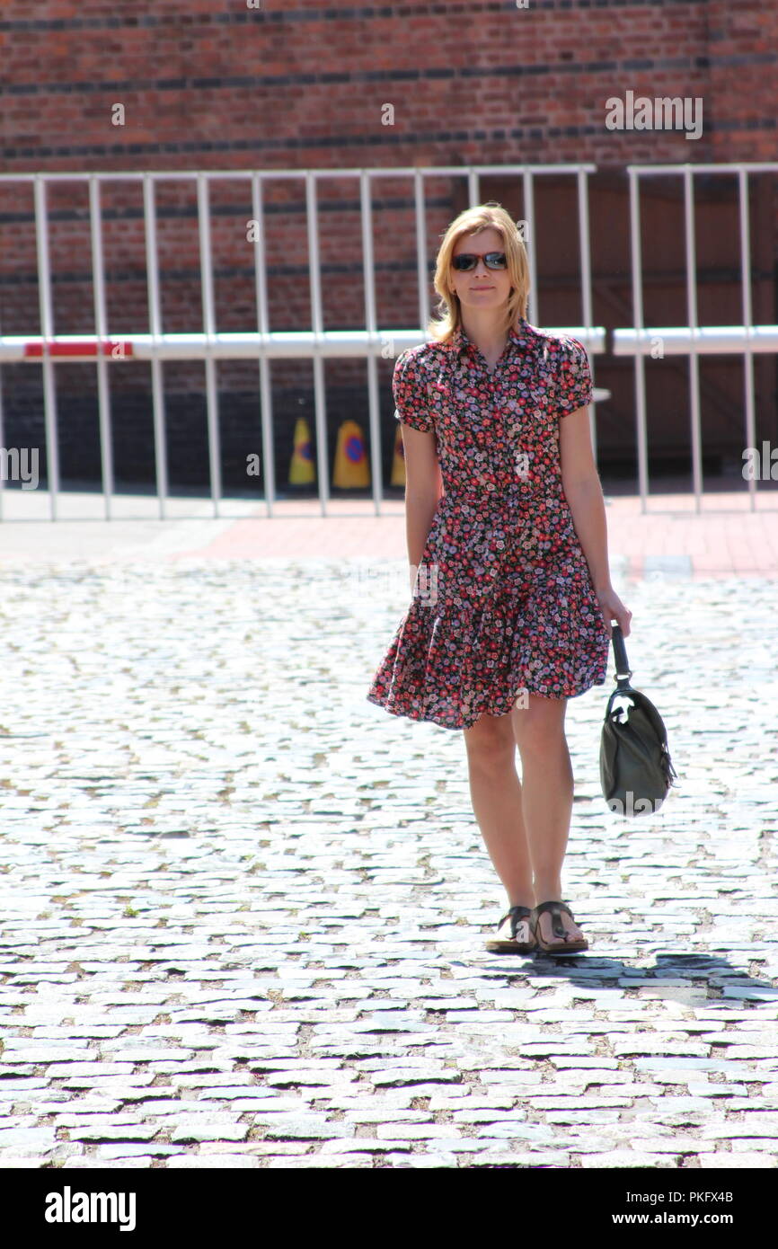 Jane Danson a Manchester Foto Stock