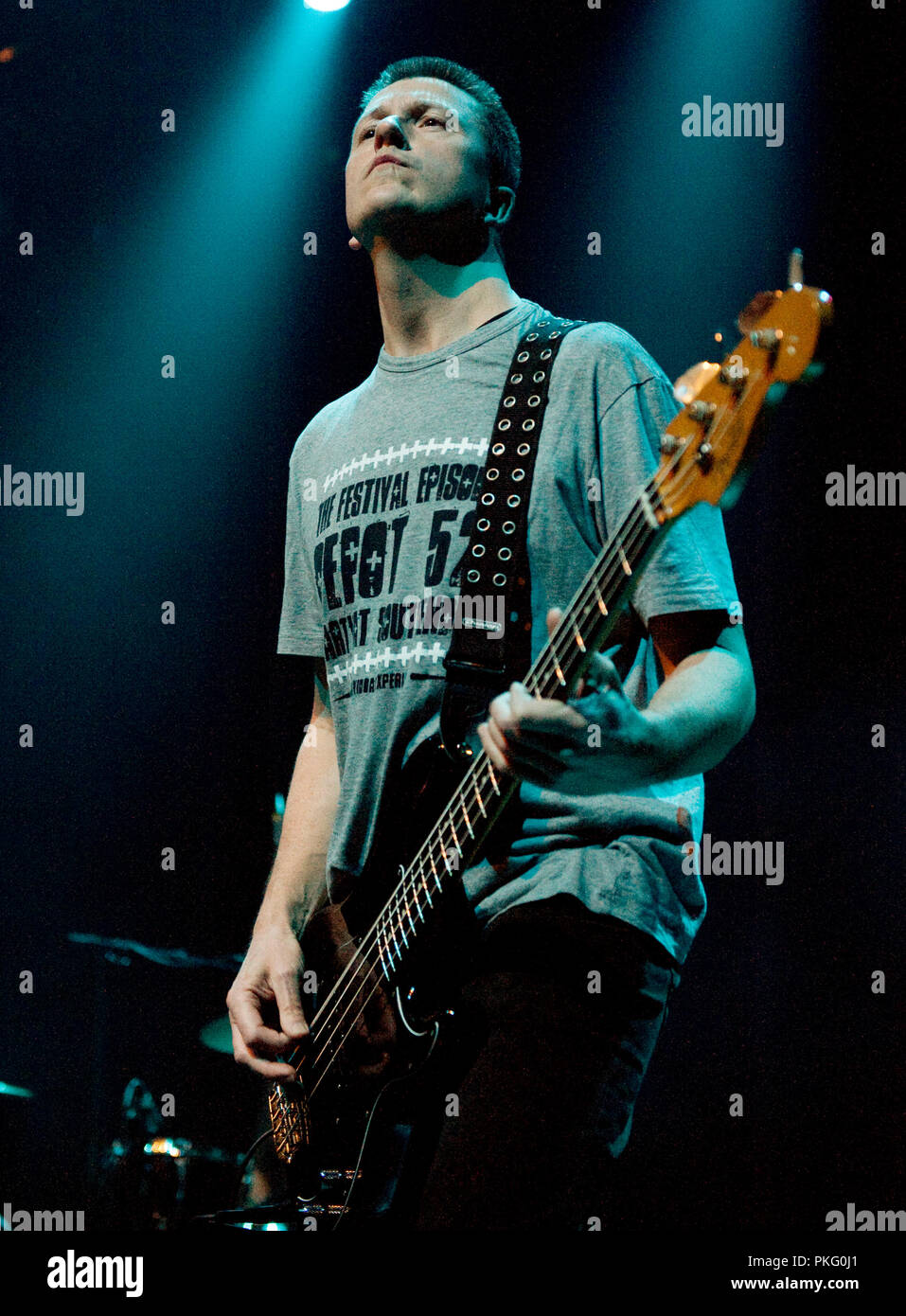 Punkband belga i bambini a giocare a la vittoria concerto dell'AB InBev sindacati in Leuven (Belgio, 30/01/2010) Foto Stock