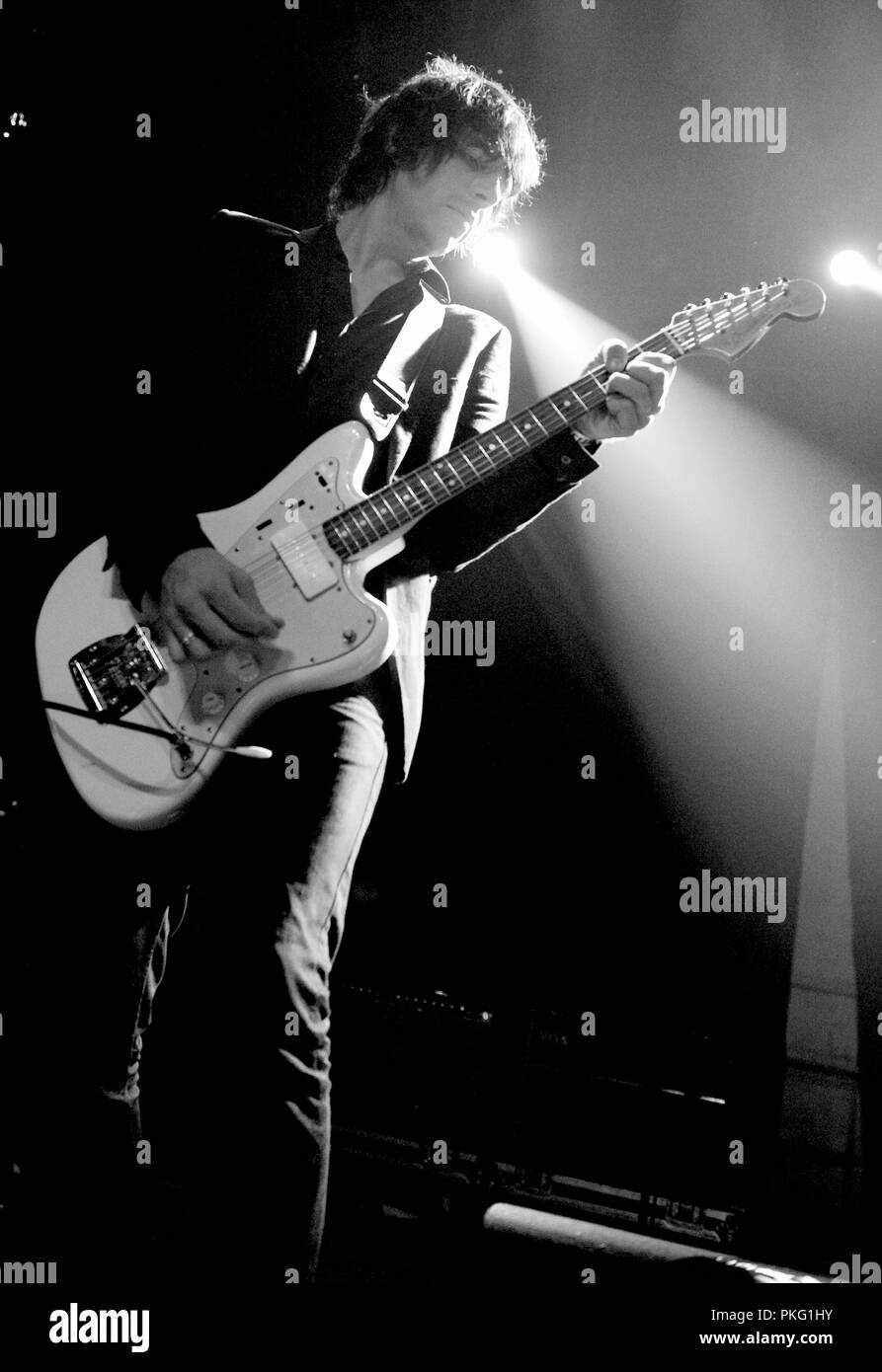 Inglese postpunk band psichedelica di pellicce al peccatore's Day festival di Hasselt (Belgio, 31/10/2010) Foto Stock