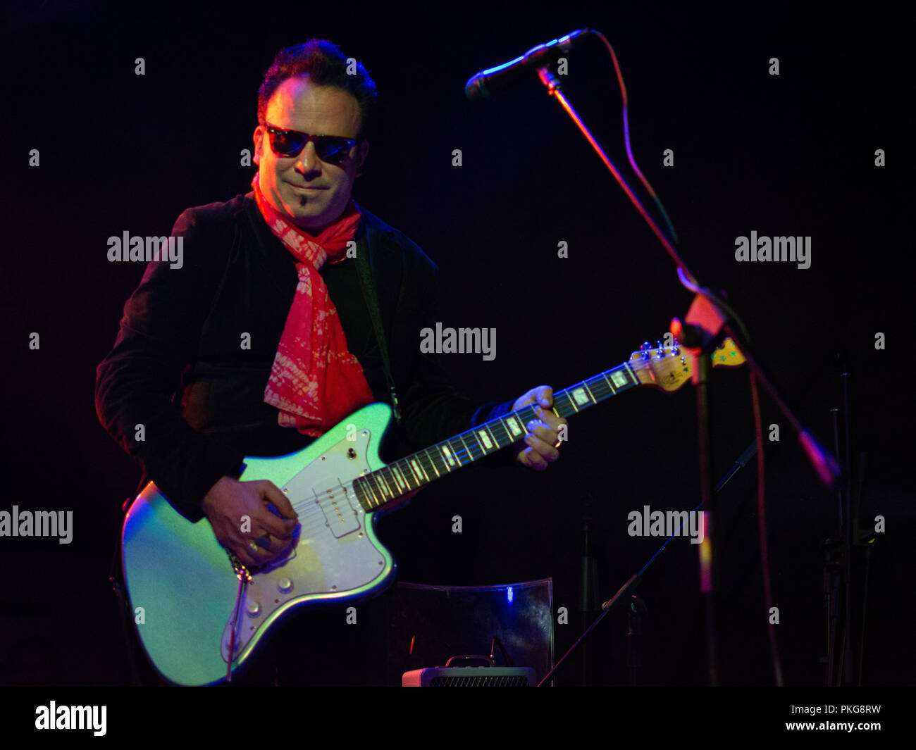 Milano, Italia - 12 Settembre 2018: American indie rock band di Mercury Rev suona presso il serraglio Music Club. Brambilla Simone Live News fotografo Credito: Simone Brambilla/Alamy Live News Foto Stock