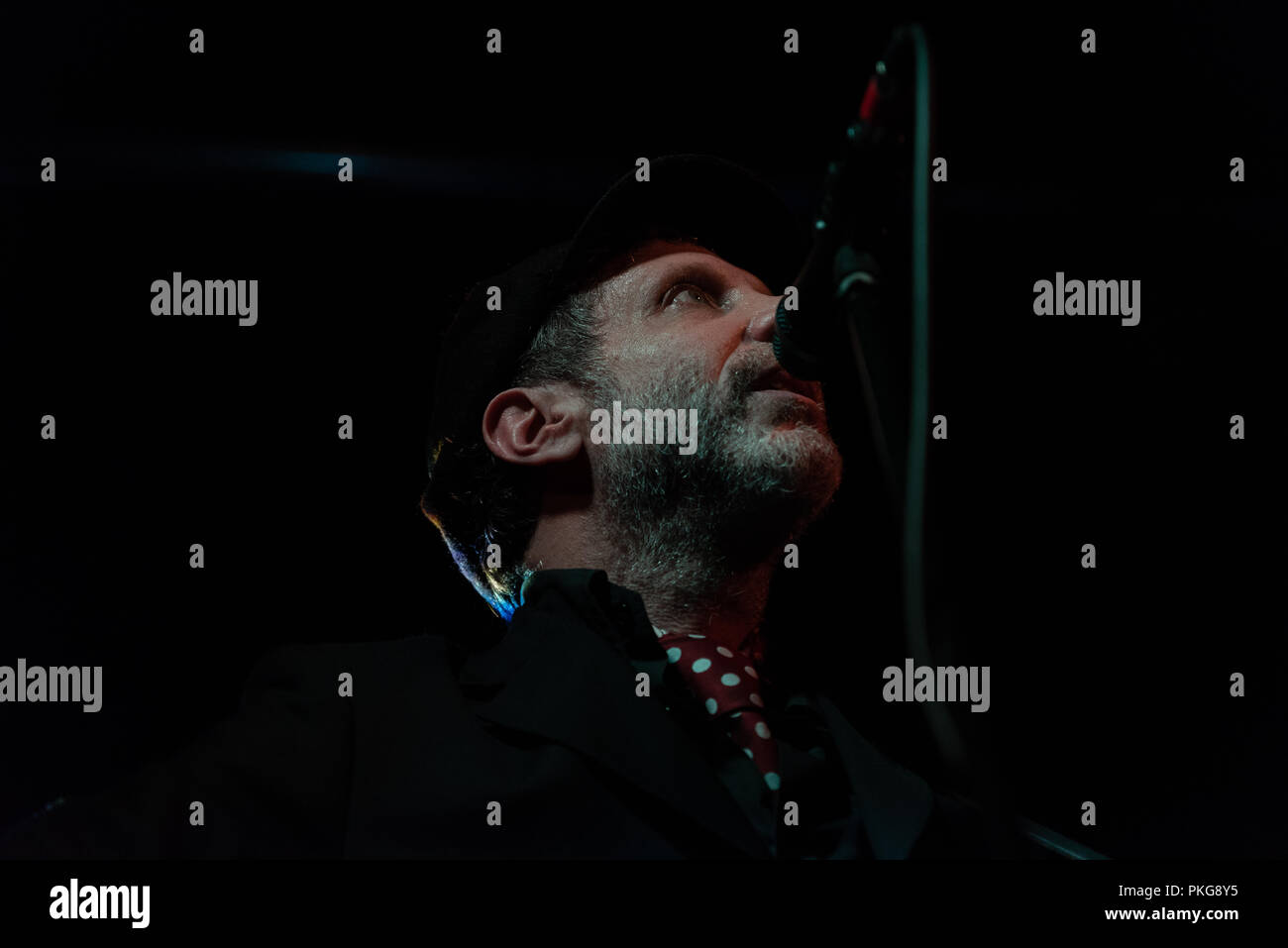 Milano, Italia - 12 Settembre 2018: American indie rock band di Mercury Rev suona presso il serraglio Music Club. Brambilla Simone Live News fotografo Credito: Simone Brambilla/Alamy Live News Foto Stock