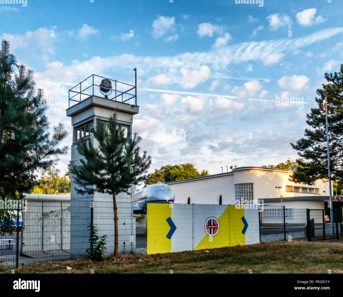 Berlino Dahlem, AlliiertenMuseum. Museo degli Alleati. Il museo documenta la storia politica e militare ruoli degli alleati occidentali Foto Stock