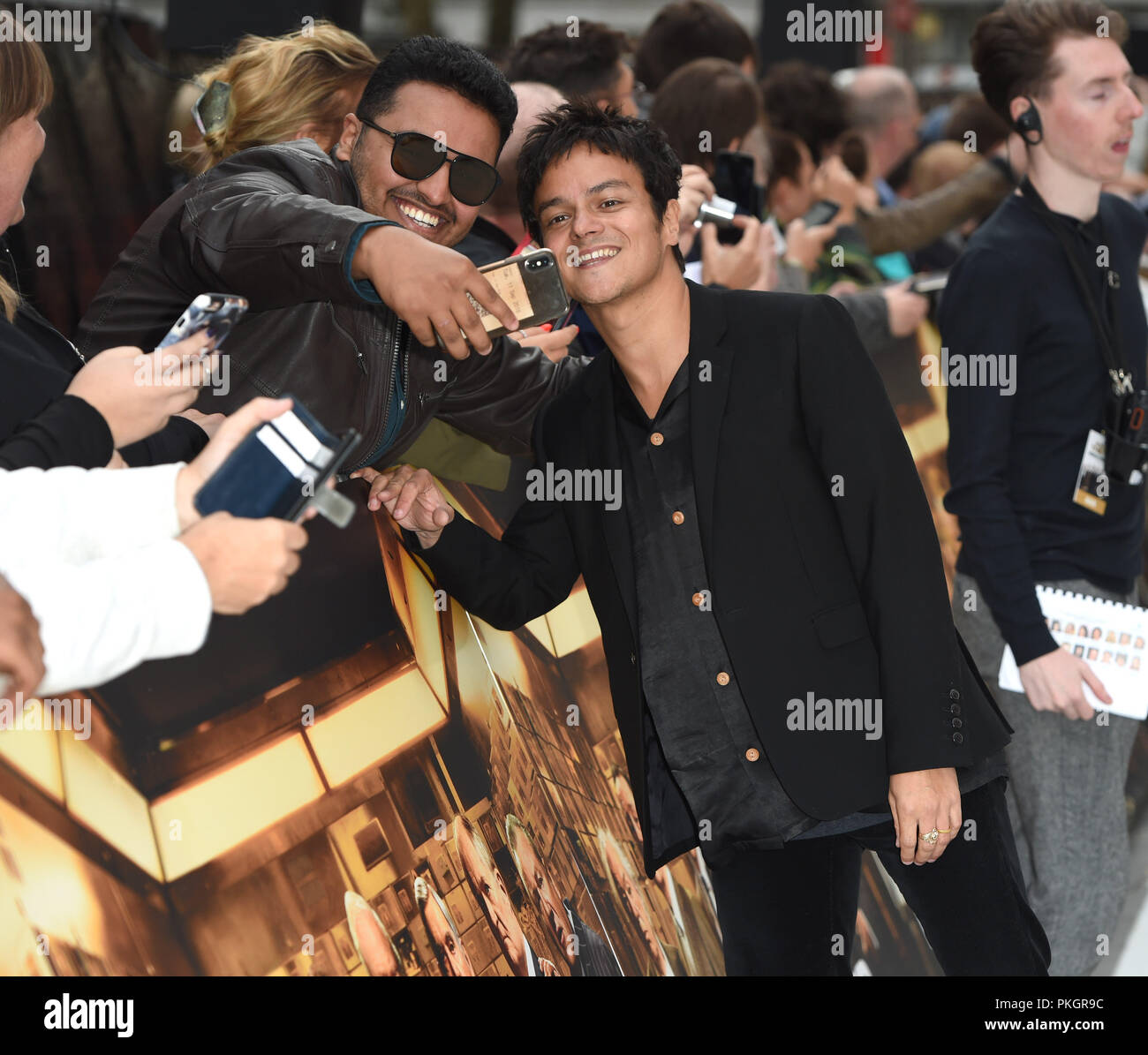 Foto deve essere accreditato ©Alpha premere 079965 12/09/2018 Jamie Cullum la Premiere mondiale del re dei ladri a Vue Leicester Square Londra Foto Stock