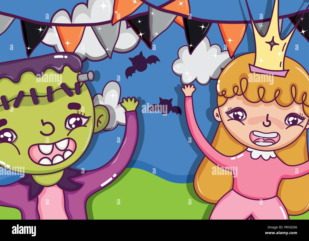 Halloween E Cartoni Animati Per Bambini Immagine E Vettoriale Alamy