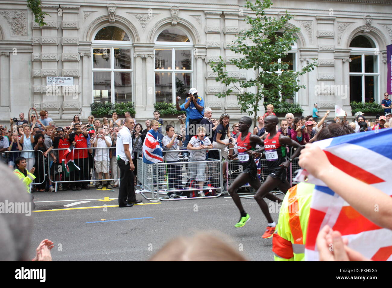 Olimpiadi di Londra Maratona 2012 Foto Stock