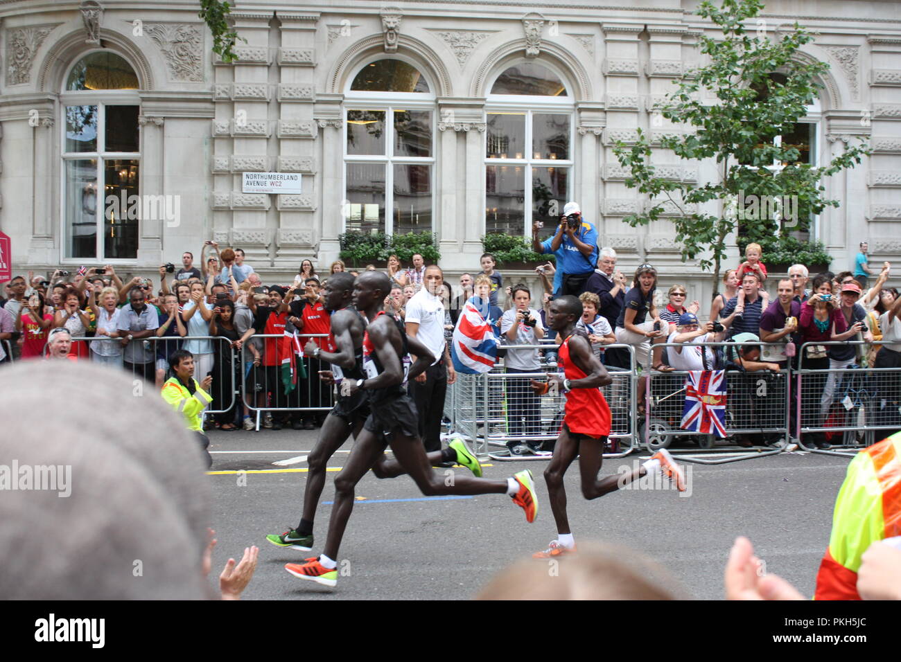 Olimpiadi di Londra Marathon 2012 doppia del Kenya Foto Stock