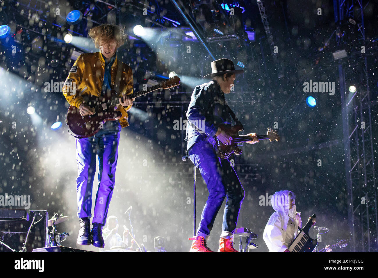 Way Out West Festival il giorno 3 a Gothenburg, Svezia Con: Arcade Fire, Richard Reed Parry, Win Butler dove: Gothenburg, Svezia quando: 11 Ago 2018 Credit: Emelie Andersson/WENN.com Foto Stock