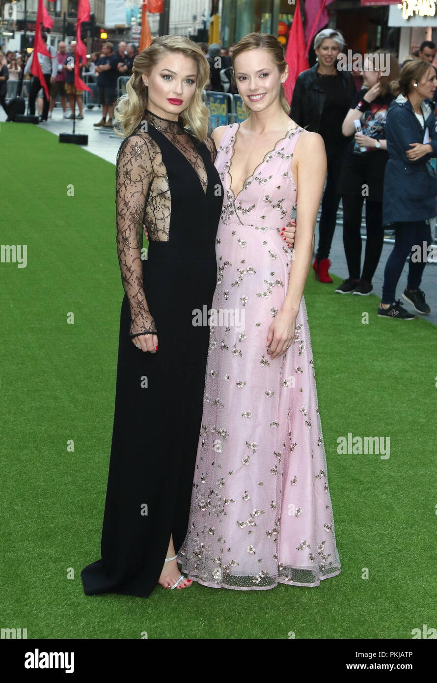 Il Festival Premiere mondiale a Cineworld Leicester Square, Londra lunedì 13 agosto 2018 dotate di: Emma Rigby, Hannah Tointon dove: Londra, Regno Unito quando: 13 Ago 2018 Credit: WENN.com Foto Stock