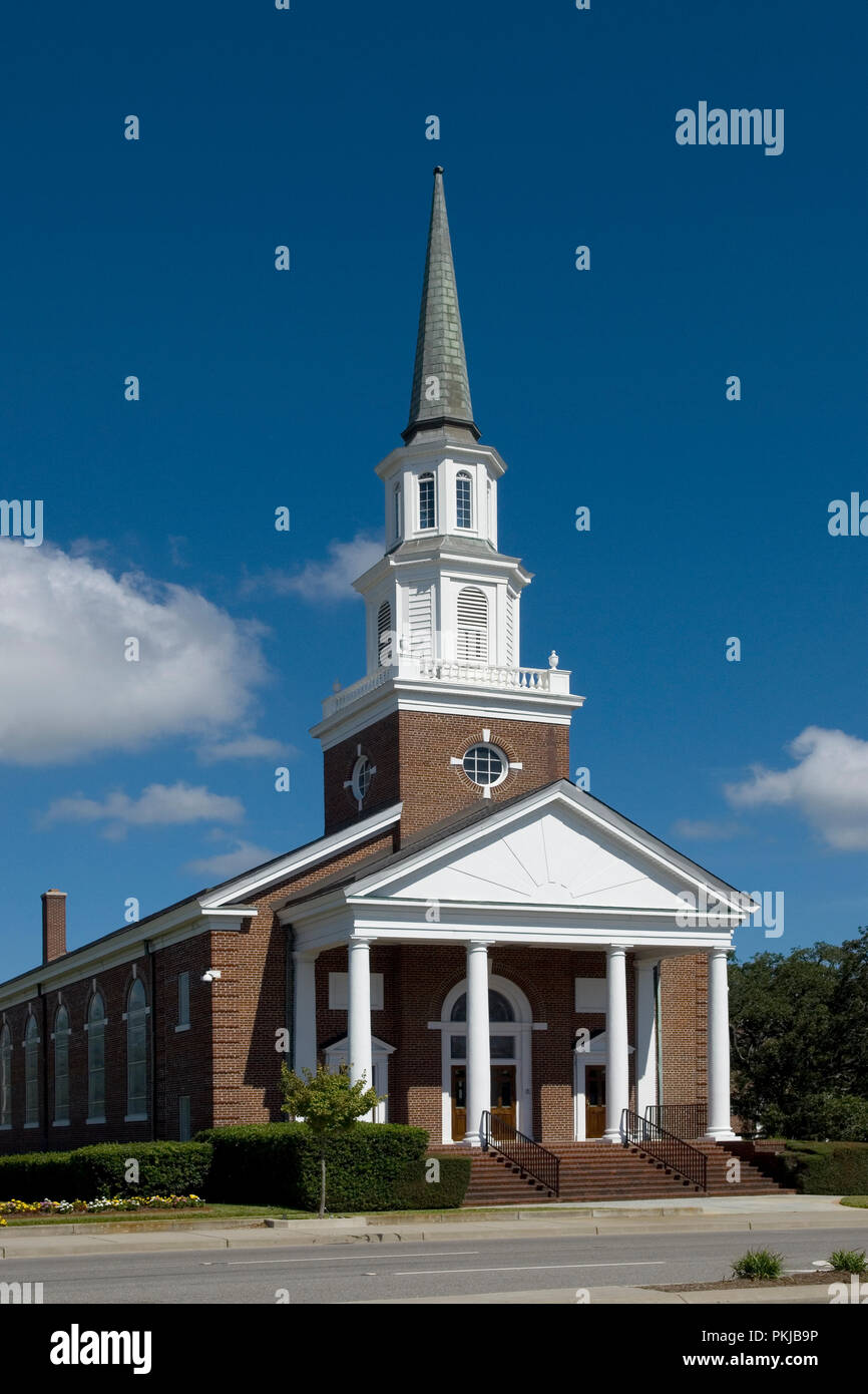 La prima chiesa battista di Myrtle Beach South Carolina USA Foto Stock