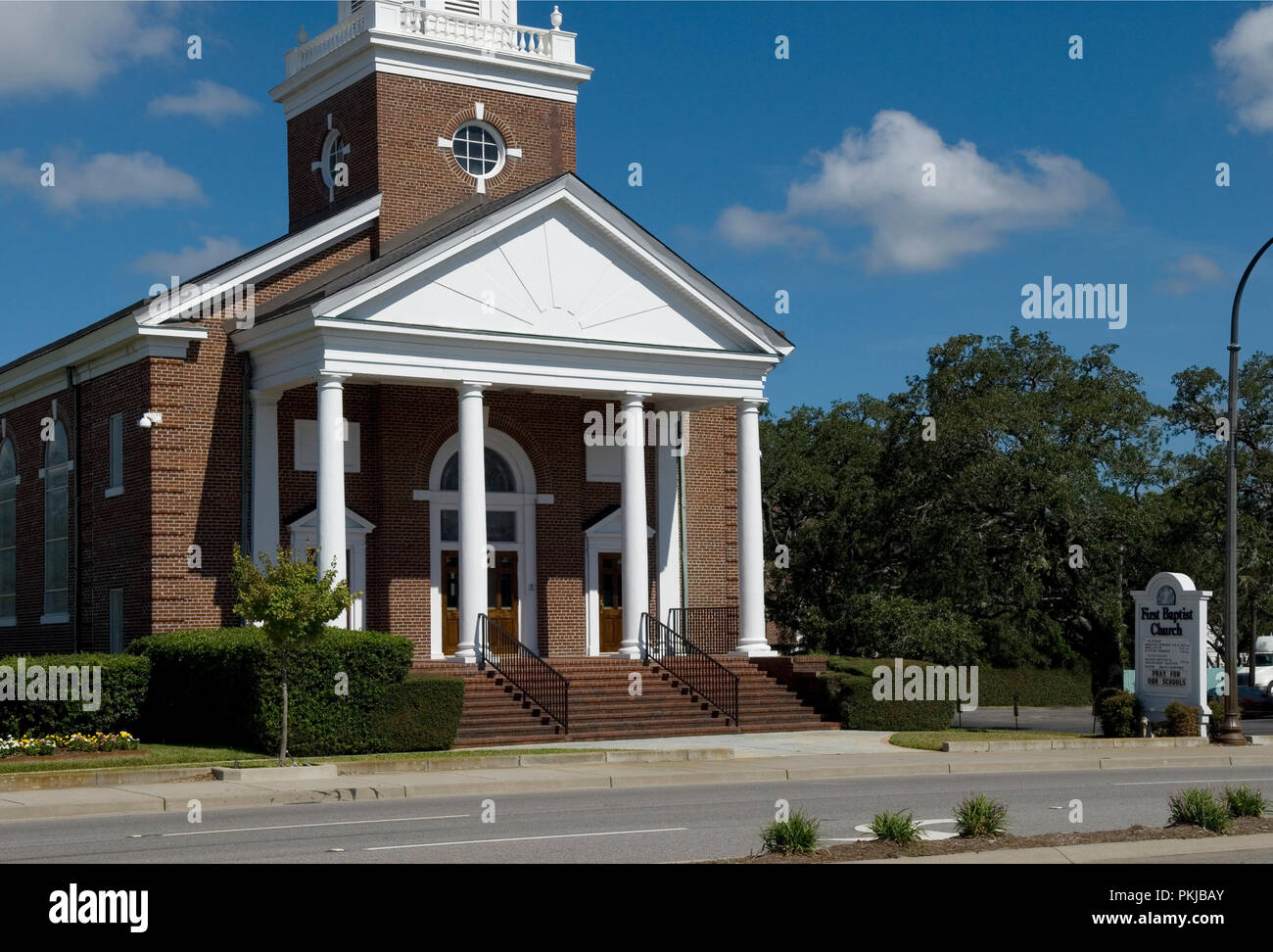 La prima chiesa battista di Myrtle Beach South Carolina USA Foto Stock