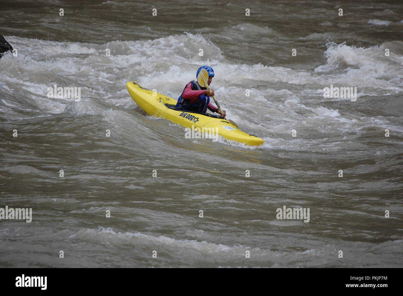 Bhotekoshi rafting, Nepal Foto Stock