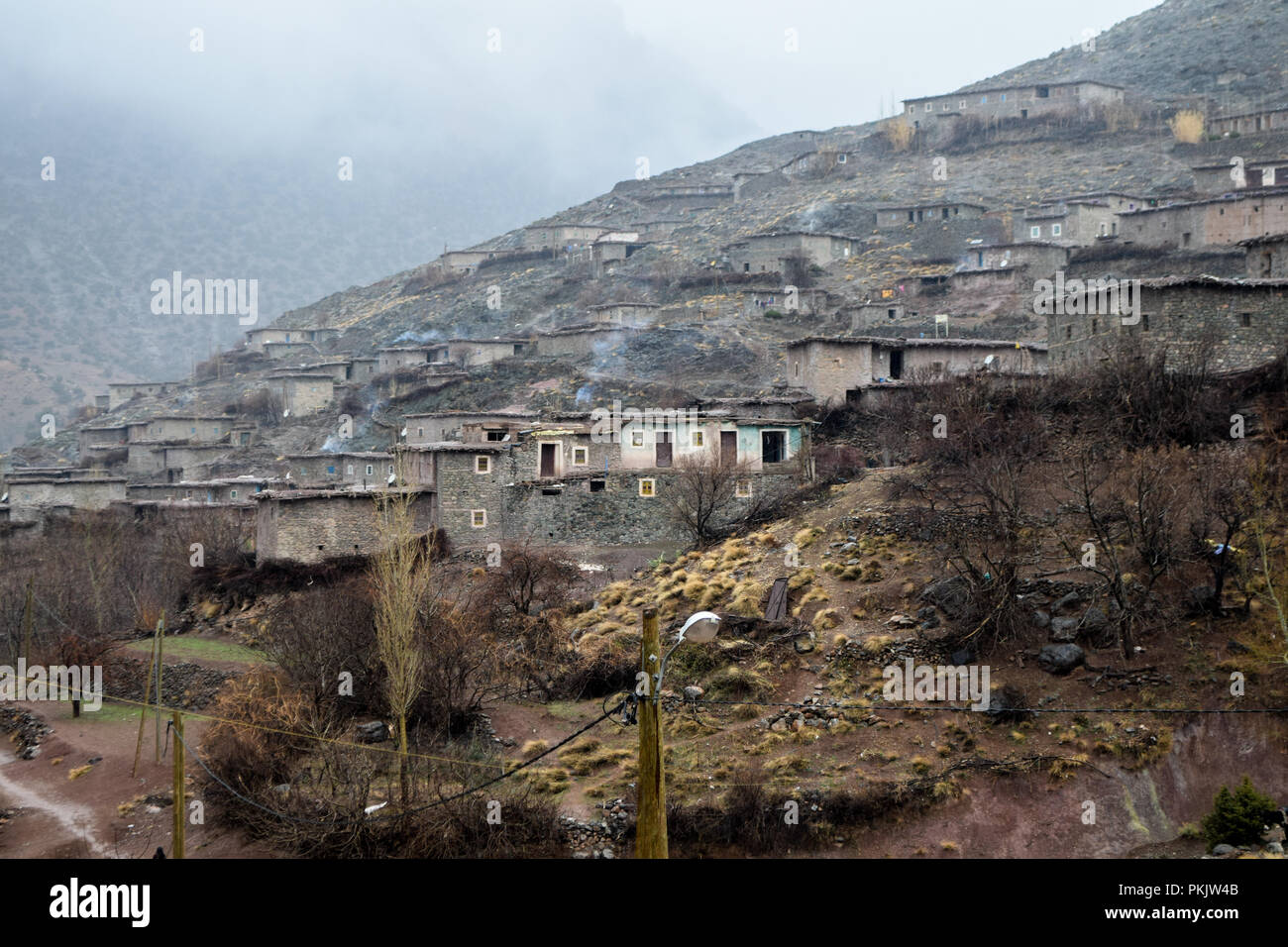 Taghia villaggio in Alto Atlante Foto Stock