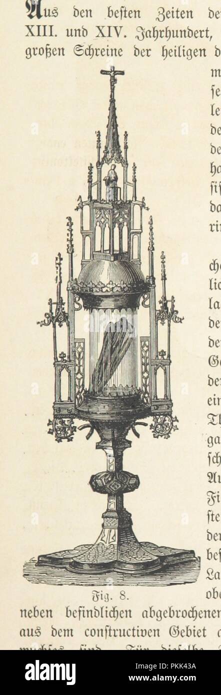 Immagine dalla pagina 77 della 'Der Kunst- und Reliquienschatz des Kölner cupole, mit vielen erläutert Holzschnitten und mit beschreibendem Text versehen von . F. Bock' . Foto Stock