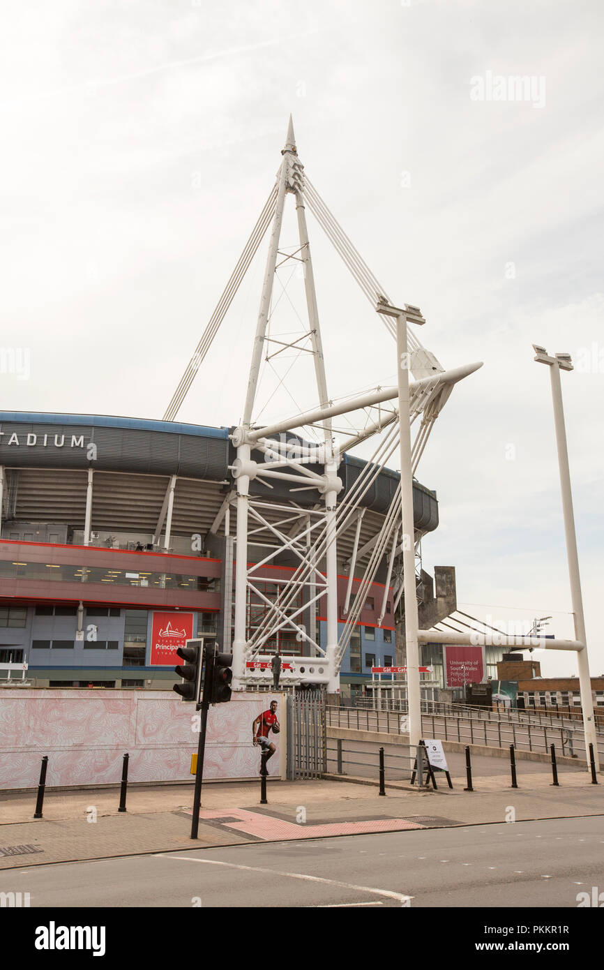 Il Principato Stadium di Cardiff, Galles, UK. Foto Stock