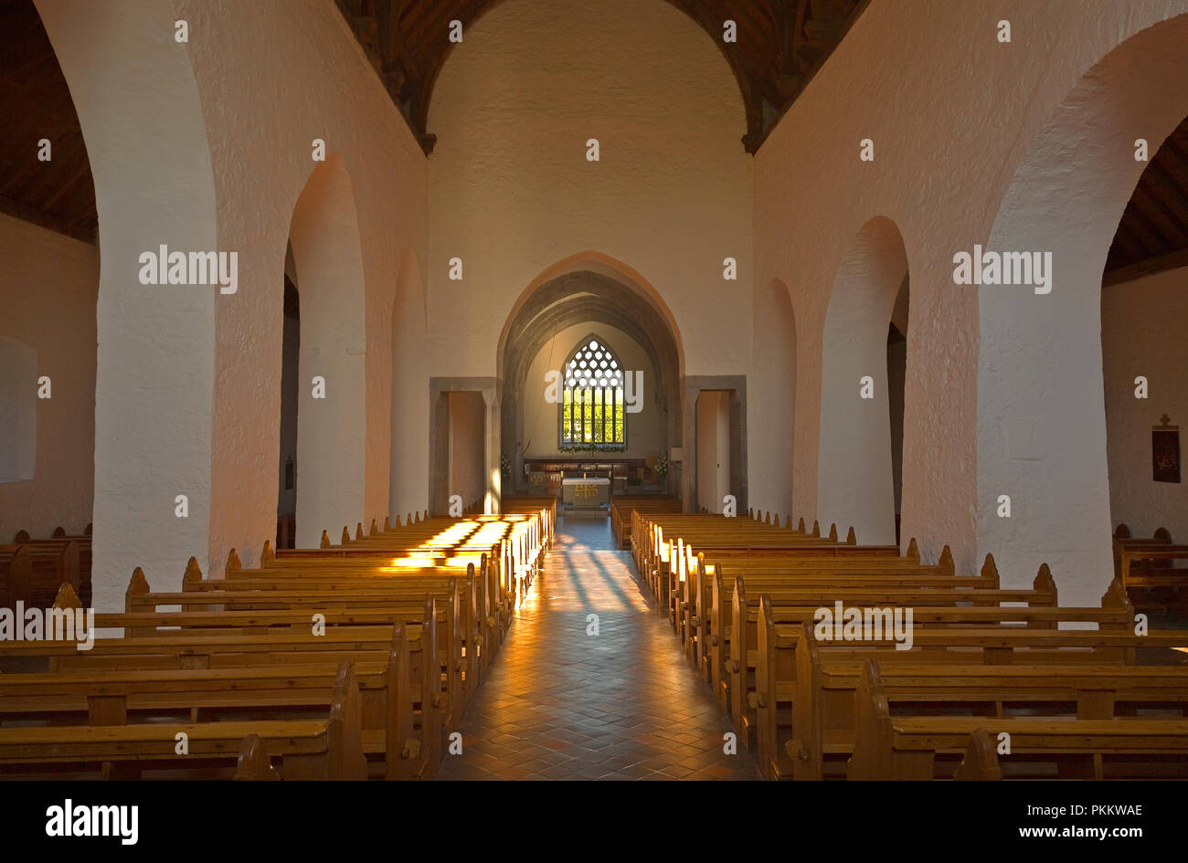 Santa Croce Abbazia nella Contea di Tipperary, Irlanda, divenne un luogo di pellegrinaggio quando una reliquia della Vera Croce è stato presentato ai monaci cistercensi. Foto Stock