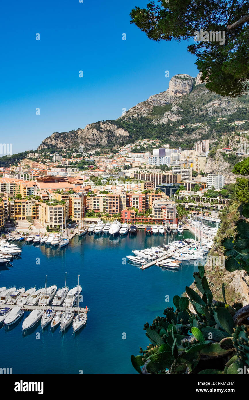 Port de Fontvielle Monaco Foto Stock