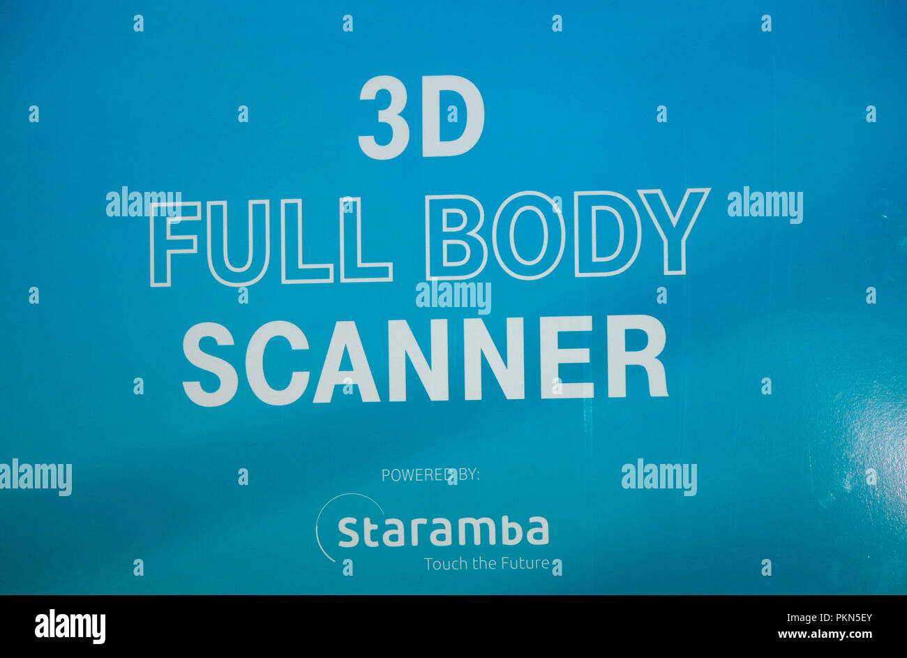 Ein "3D Full Body Scanner' der Firma 'Staramba', Berlino. Foto Stock